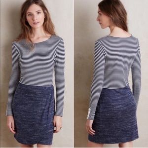 Anthropologie Dolan Mixed Stripe Dress Long Sleeve
